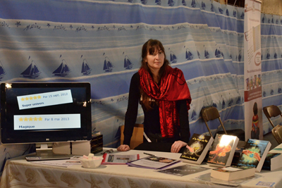 Catherine Boullery au Salon du livre de Sartrouville 2014